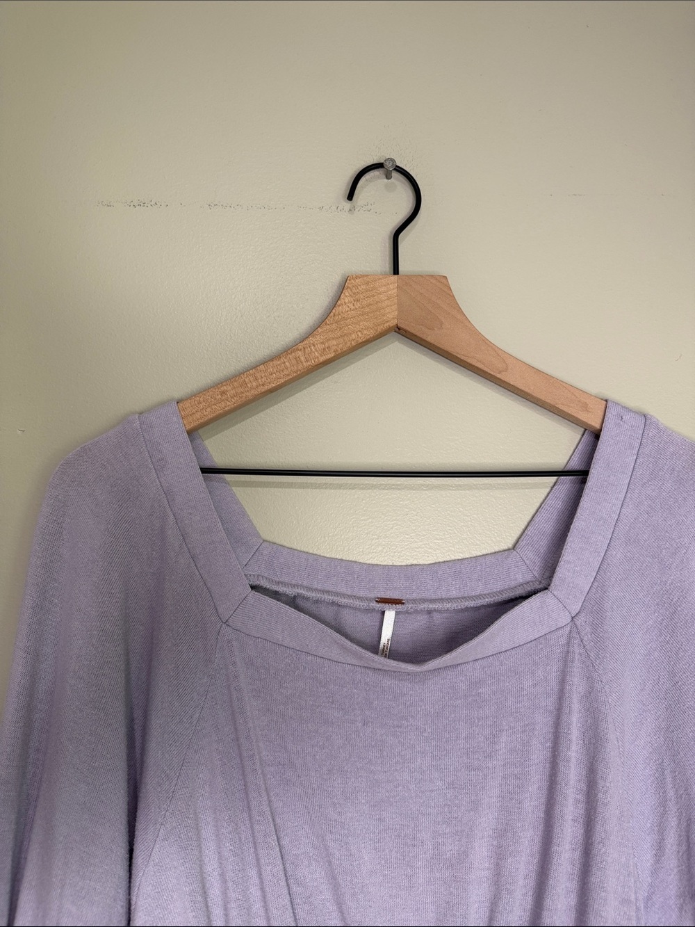 Free People Lavender Golden Tee Women's Top XS - Picture 3 of 7